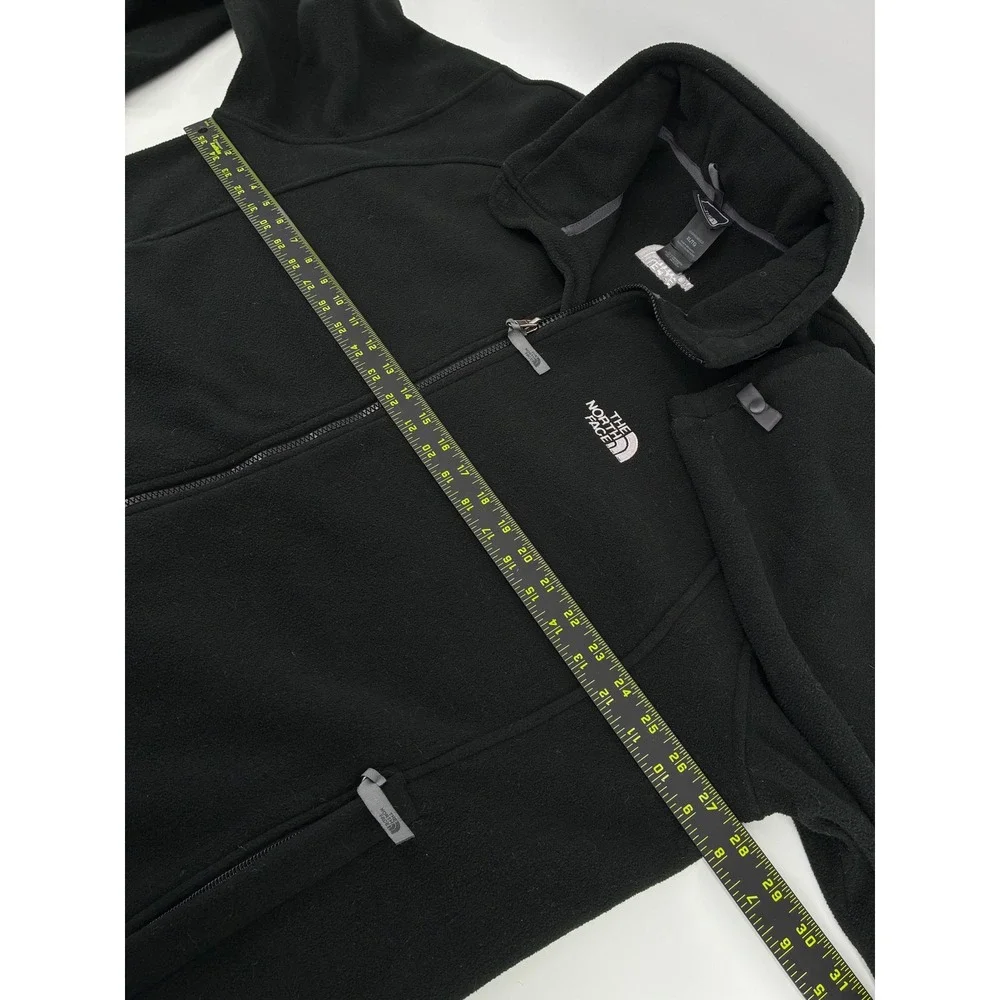 The North Face Mens XL Black Full Zip Fleece Jacket Mock Neck AL929747